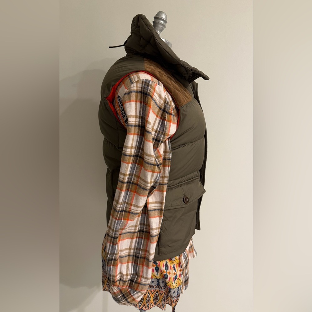 Ralph Lauren Rugby Women’s Green Down Puffer Vest - Size Medium - Picture 3 of 16